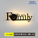 
Opuyuanxing wall lamp bedroom bedside lamp modern simple Nordic creative living room background wall lamp corridor led lamp YX1049 black 38m+ warm light