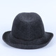 Autumn and winter men's top hat British retro jazz hat outdoor dad to keep warm middle-aged and elderly spring and autumn elderly hat men dark gray 58 cm