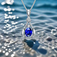 COLECTRO DE TANZANITE COASZE 1.45 CARATO PARA MUJER 5A Colorida Gema Regalo del Día de la Madre para el Día de San Valentín chino 3.8 1.45 Catat Tanzanite Colgante para la Clase 5A