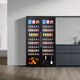 Bacchus wine cabinet with double doors, 150 bottles, thermostatic cabinet, household commercial tea cabinet, frozen beer, combination cabinet, left ice bar type + right all-wood shelf type 4