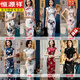 Hengyuanxiang estilo nacional Long modificado Cheongsam para mujeres en verano Nuevo 2025 mujeres jóvenes gatea retro fit delgada todos los días portátil 12376 negro l