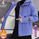 Woodpecker cotton coat men's winter cotton coat men's velvet thickened casual hooded men's down jacket men's charge men's wear dark gray M (recommended 90-115Jin Jin equals 0.5 kg)