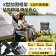 Pelliot folding chair outdoor chair camping chair portable picnic fishing backrest folding stool 16105717 khaki