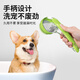 Qi Oh Pet Dog Bath Brush Cat Bath Brush Silicone Bath Extended Massage Brush Artifact Dog Bath Supplies Upgraded Pet Bath Brush - Green