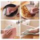 Double-sided coral velvet dishcloth kitchen lazy rag cleaning cloth 5 pieces 25*25 random color large size 25*25