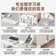 Quanpinwu lifting bed computer table desk foldable study table lazy dormitory bay window table slate gray regular style + card slot + anti-slip tray