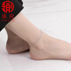 Aiyu's new PT950 platinum anklet for women, round bead O-shaped chain, double layer simple platinum foot ornament, versatile summer gift
