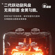 Midea Air Fryer Hogar completamente automática Multifunción Multifunción Freidora eléctrica a gran capacidad Freidora francesa Circulación de aire caliente sin ventana de visualización de la freidora francesa de temperatura de temperatura de doble botón KZE5012 Gran capacidad-4.7L