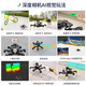 亚博智能（YahBoom）树莓派5六足机器人 ROS蜘蛛SLAM雷达建图导航 AI视觉jetson nano 升级套餐A【含JETSON NANO B01】