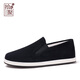 SHIJU Old Beijing tela zapatos para hombres primavera y otoño nuevos zapatos de tela de mil capas hechos a mano de miles
