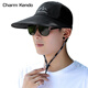 Charm Kendo Sun Protection Sun Hut Männer Sommer großer Kopf Outdoor Hut Fischen UV Sonnenhut atmungsaktiv