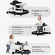 GELSA baby walker 1-3 years old boy and girl anti-roll side-proof O-leg multi-functional children's birthday gift Fashion gray
