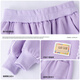 Yoyo One (Yoyo One) Girls Anzugsanzug Frühlingsanzug Neue Kinder modische Sweatshirt Girls Casual Children's Clothing Sport Frühling und Herbst 10 Jahre alt 4882 Weiß + 16187 Lila [plus Samtanzug] 150 cm