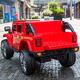 
Yan Ju Children's electric car four-wheeled car, children, boys and girls toys, can be seated on a double four-wheel drive swing car with bucket, top-end paint red: 12v large battery + full function