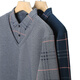 Padre de madera de madera (Tucano) Padre de mediana edad ropa de invierno de invierno más terciopelo engrosado de dos piezas Camiseta larga Camiseta de manga larga Camisa de base de mediana edad y anciana
