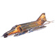 
ACADEMY American aircraft bombing fighter assembled army simulation ornaments gift import model 1/144 F-4E ghost fighter 12605