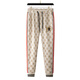 Aoshengte High-End European Trendy Casual Hosen für die Frühlings- und Herbst-Slim-Sporthose für Männer für Jugendliche atmungsaktive Hose für Männer Khaki 32