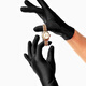 Hai Yiduo Jewelry Shopping Guide Special Gloves Luxury Diamond Watch Counter Etiquette Display Live Photo Gloves High-stretch Black 1 Pair [Universal for Men and Women]
