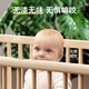 优乐博（ULOP）婴儿床宝宝拼接榉木床无漆多功能移动升降睡床新生儿睡觉神器边床 榉木婴儿床【床垫+储物画板】