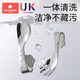
Kechao baby feeds independently for complementary food spoons for one-year-old babies learn to eat and train children's tableware stainless steel fork spoons