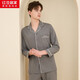 Hongdou Pajamas Pajamas de manga larga de manga larga Spring de algodón de algodón transpirable Cardigan Pajamas Ropa para el hogar