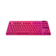 Logitech (G)PRO X TKL/PRO X TKL RAPID Wireless Bluetooth Wired Professional E-sports Game Colorful Backlit Mechanical Keyboard PRO X TKL Pink Three-Mode (Tea Roll)