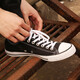 Converse Canvas Schuhe Herrenschuhe Frauenschuhe Allstar Schwarze Sportschuhe atmungsaktive Freizeitschuhe 37