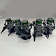 Juguetes de Call of Duty reunidos con LEGO Halo Master Warrior Builds Blocks Tiles Mech Exoesqueleton Armor Mech Policía Especial Policía de tres personas Escuadrón 702