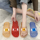 Dong Yixuan Summer Summer pour les femmes Home intérieur salle de bain Plastique Plastique non glissée à l'extérieur Crystal transparent Sandales de grande taille Sole pour femmes Bleu Sky Blue 38 Convient pour 37 pieds