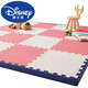 Disney (Disney) bébé rampe de mousse de mousse de mousse de sol bébé chambre épaissie de tapis d'épissage enfants rampant tapis tatami tapis blanc + eau verte claire (couleur de sommeil) 30x30x1,2 cm (4 pièces) peut être placée 0,36
