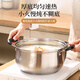 Yiyipai is suitable for household double-eared soup pot, thickened 316 stainless steel milk pot, porridge pot, small cooking pot, steaming pot, double bottom 316 antibacterial steel 26cm