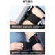 Luo Zhuodou's mobile phone case worn on the hand, sports and outdoor universal mobile phone armband arm bag wristband elastic rotating running and cycling regular model 180 degree rotation 1 pack black