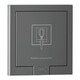 Électricien international 86 Type caché socket embarqué armoire de télévision intégrée Réfrigérateur Machine à laver Alimentation Alimentation universelle Deux-trois prises encastrées par prise [Mise à niveau de deuxième génération] 10a Five-Hole-White