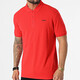 Hugo Boss (HUGO BOSS) Men's Logo Embossed Pattern Cotton Short Sleeve Polo Shirt Father's Day Gift 50466182 693 Red M