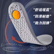 Adapté au dieu de la guerre 3 2 1 Chaussures de course Sharp 4 Generation Semelles intimes, absorption de choc sportive, absorption de la transpiration, course respirante, anti-glissement, confortable et élection d'écrouse élastique Modèle d'absorption de choc de noix - Black deux paires 41 tailles
