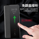 华为原装p40pro手机壳保护套智能视窗全包防摔翻盖皮套外壳保护壳 P40 Pro原装视窗保护套 黑色