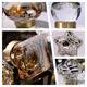 Pigón de cristal Huevo Transparente Manejo de conejo Mango de puerta de armario de la puerta Animal Manija pequeña T2697 Conejo transparente