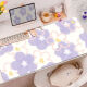 
Ye Yu purple butterfly flower mouse pad super large high-value girl wrist guard computer office writing mat table pad RK-3893丨Purple thickened lock edge 37 cm * 25 cm 2MM