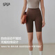 GIGT Yoga Pants Five Points Sports Shorts Women's Summer Thin Running Training Fitness Wear Cycling Pants Buttocks Smooth Movement Pants