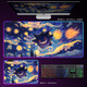 RGB luminous mouse pad Large Pokémon Genggui E-sports game keyboard pad Anime table pad Atmospheric light strip DD-3291 upgraded RGB Genggui 1000x500mm 4mm