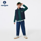 NAVIGARE children's clothing children's vest boys outer wear sleeveless waistcoat medium and large children's top vest jacket contrasting color vest dark blue 150