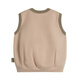 Jnby par jnby jiangnan tissu bébé coton coton élastique gilet décontracté contraste couleur mignon garçons et filles bébé yo8510890 671 / poudre gris 100cm