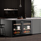 Nappe ice bar air-cooled frost-free refrigerator ice bar home wine cabinet first-class energy efficiency constant temperature wine cabinet tea small refrigerator refrigerated fresh cabinet fruit drink can be embedded in the ice bar wine cabinet independent embedded dual-use ice bar double (first-class energy efficiency) 300L