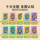 时光学（SHIGUANGXUE）识字早教安静书魔术贴幼儿早教玩具学前识字卡片儿童手撕拉粘贴书 【4册基础】数字+颜色+食物+人物