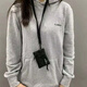 Luoyide (Luoyide) Nueva billetera de monedas Simple bolsas de transporte de billetera Pequeña versátil exquisita Pequeña billetera multifuncional Valentín chino Gris con cordón
