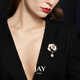 Jay camellia brooch, high-end female corsage pin accessories, birthday gift for mother, mother-in-law and elders