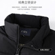 
Shanshan thickened cold-proof men's stand-up collar bread down jacket men's winter commuter cadre duck down jacket 753 black L (175)