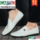 
CARTELO 2025 summer new beanie shoes men's leather shoes Korean version driving shoes lazy shoes social trend casual men's shoes yellow 9880 39