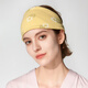 Pregnant and confinement headband pure cotton 2025 autumn and winter windproof headscarf, maternal forehead protector, multi-functional maternity hat, four seasons style, crape myrtle yellow headscarf, one size fits all