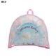 Portable bed mid-bed baby crib foldable newborn bed mosquito net bionic bb bed anti-pressure pink three-piece set 105*65*50